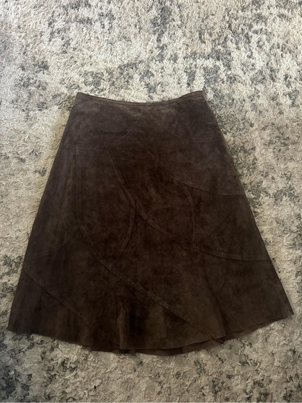 Allan Denis 100 % leather size 10 skirt.